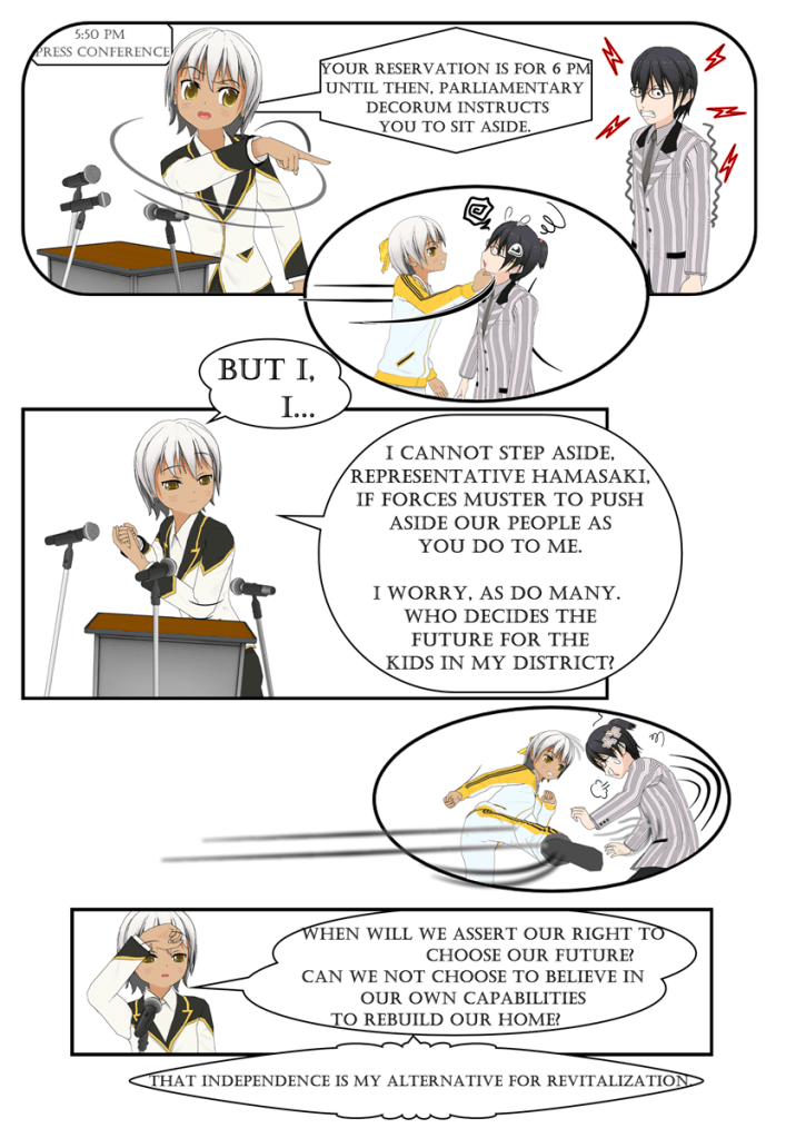 political drama cartoon chapter 4 page 2