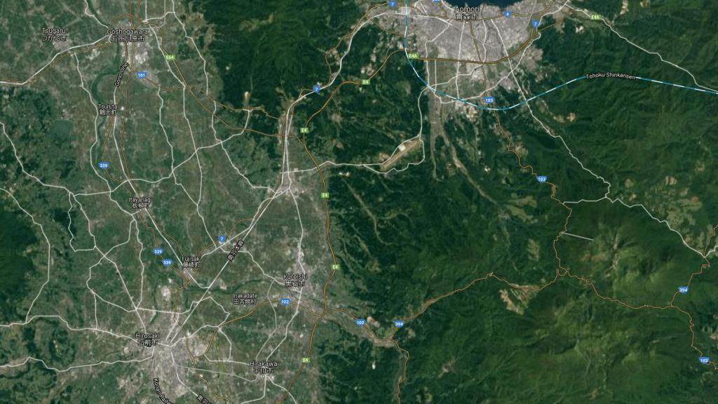 map of Taiyounokage's electoral district